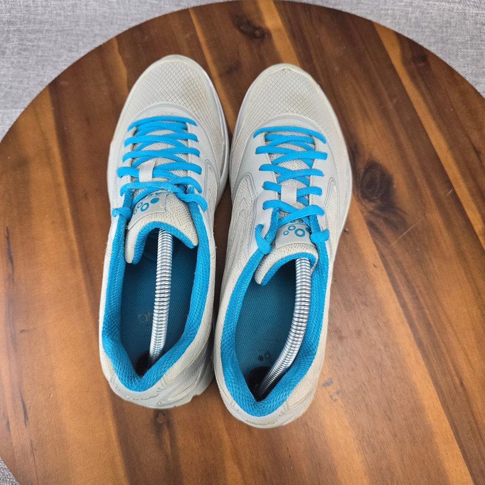Aero Astra LT Grey Turquoise Blue Vibram Walking Shoes‎ Womens 11 Medium PO 3550 - Picture 8 of 14